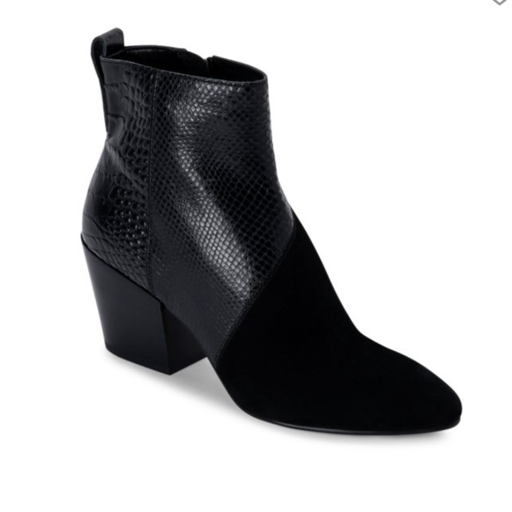 Dolce Vita Crew leather dress bootie black size 8.5